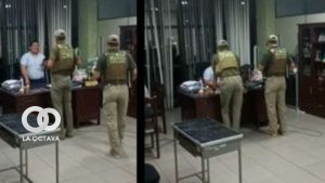 El momento de la aprehensión del juez. Foto. Captura video