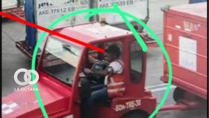 Un operador de carga fue enviado a la cárcel. Foto: Captura de video.