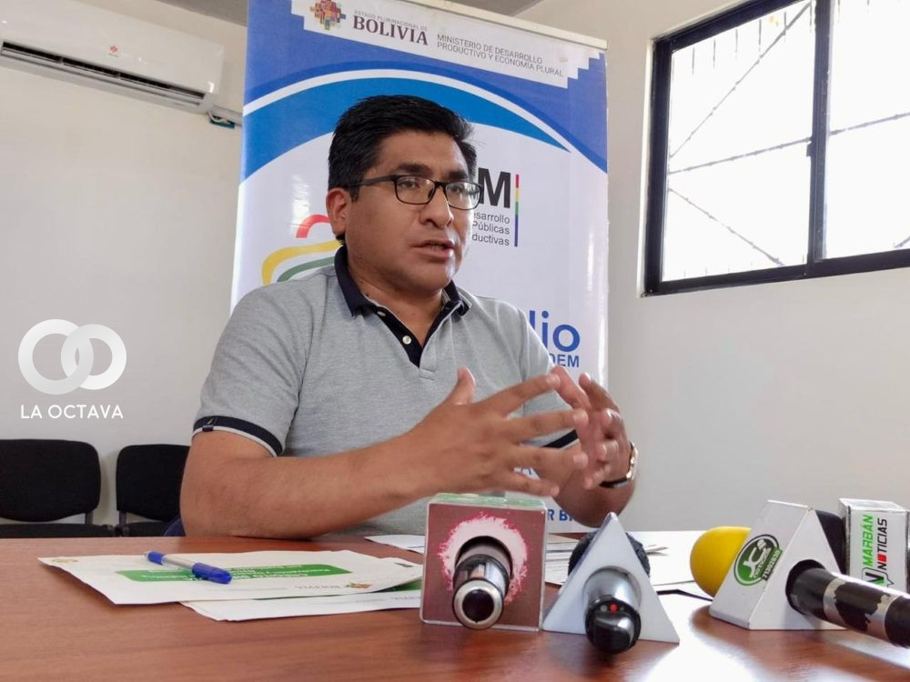 Néstor Huanca, Ministro de Desarrollo Productivo y Economía Plural, foto: MDPyEP 