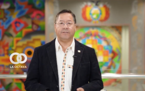 Luis Arce Catacora, Presidente de Bolivia, foto captura