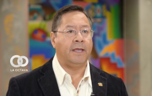 Luis Arce Catacora, Presidente de Bolivia, foto captura