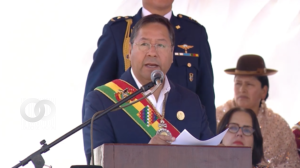 Luis Arce Catacora, Presidente de Bolivia, foto captura