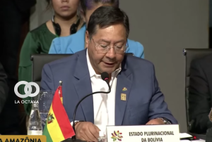 Luis Arce Catacora, Presidente de Bolivia, foto captura