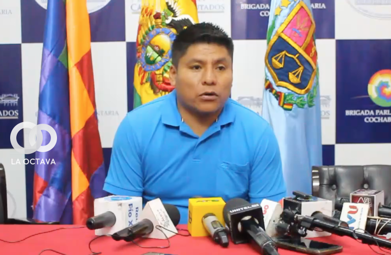 Leonardo Loza, Senador por MAS-IPSP, foto captura