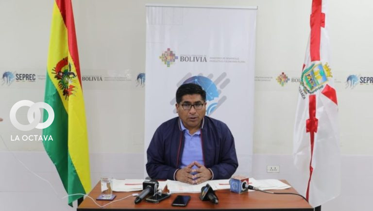 Néstor Huanca, Ministro de Desarrollo Productivo y Economía Plural, foto: MDyEP