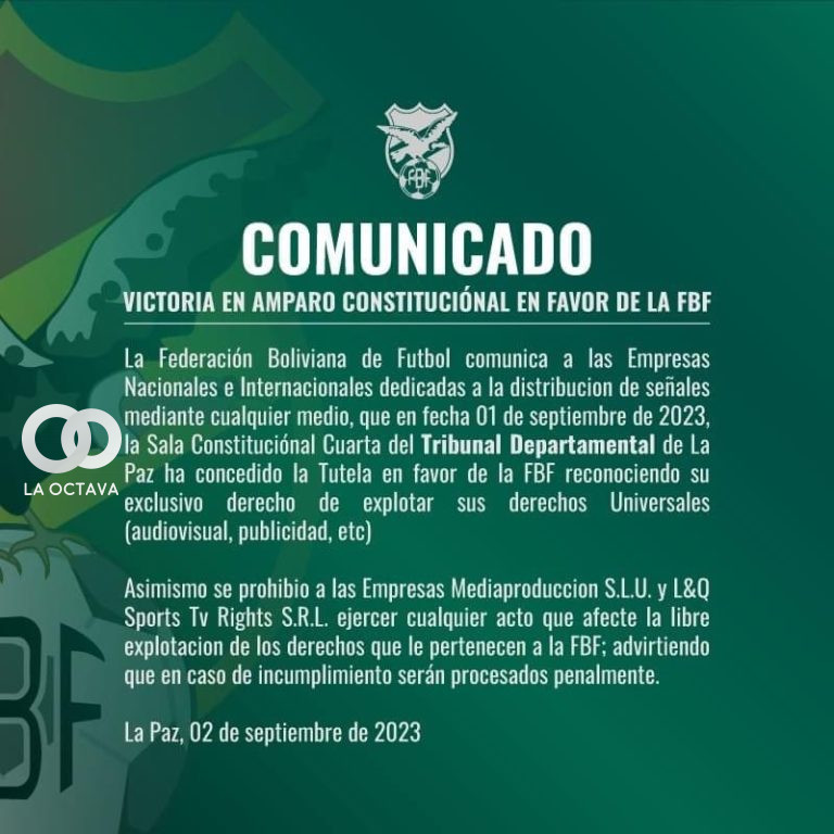 Comunicado: FBF