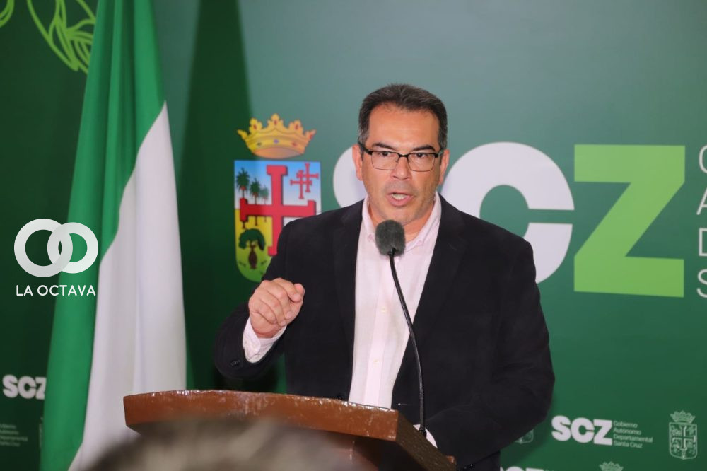 Mario Aguilera, nuevo Gobernador suplente de Santa Cruz. Foto: Gobernación de Santa Cruz