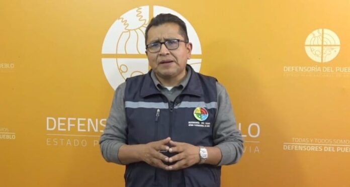 Pedro Callisaya, Defensor del Pueblo, foto: DPB