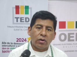 Tahuichi Quispe, Vocal del Tribunal Supremo Electoral, foto: RRSS