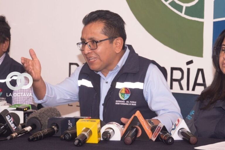 Pedro Callisaya Aro, Defensor del Pueblo, foto: DPB