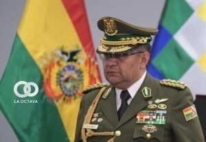 Gral. Álvarez Griffiths, Comandante de la Policía Boliviana, foto: @LuchoArce
