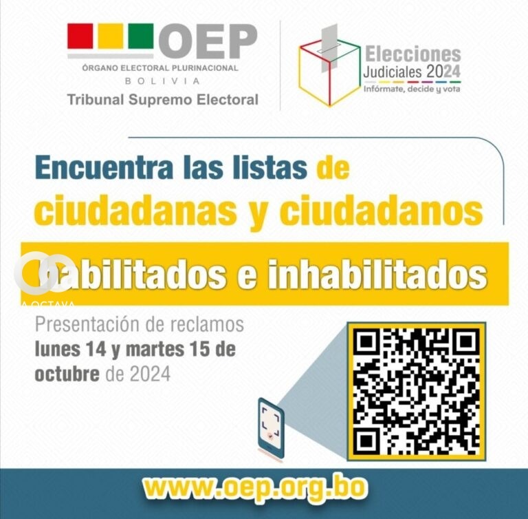 Foto: TSE Bolivia
