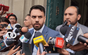 Eduardo Del Castillo, Ministro de Gobierno, foto captura