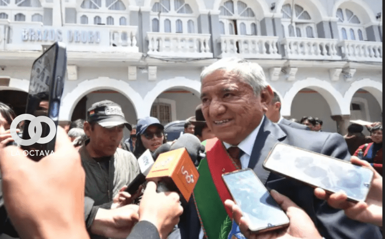 Iván Arias, Alcalde de La Paz, foto. AMUN