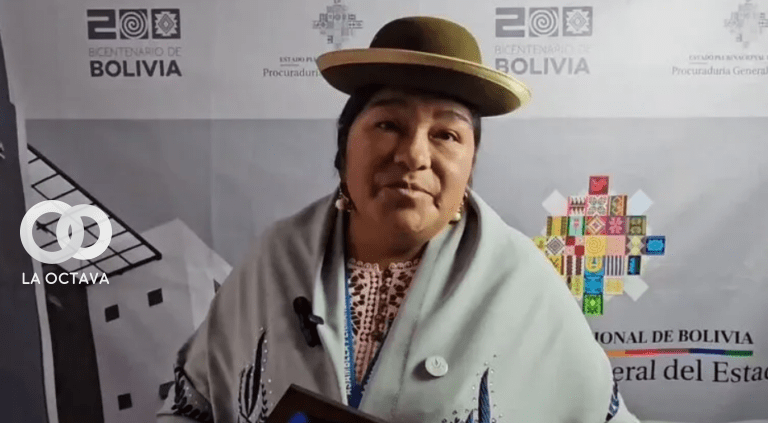 Virginia Ugarte, Representante de la Asamblea Permanente de los Derechos Humanos de El Alto