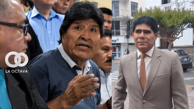 Evo Morales y su equipo legal, foto: BBC