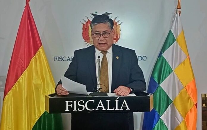 Juan Lanchipa, Fiscal General del Estado, foto captura