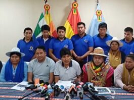 Evo Morales en Conferencia de prensa