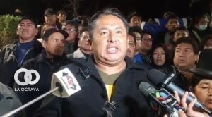 Juan Mamani, dirigente de los Interculturales afines a Evo Morales. Foto: Captura de video - RKC