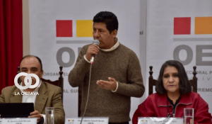 Foto: Tahuichi Quispe, Vocal del TSE