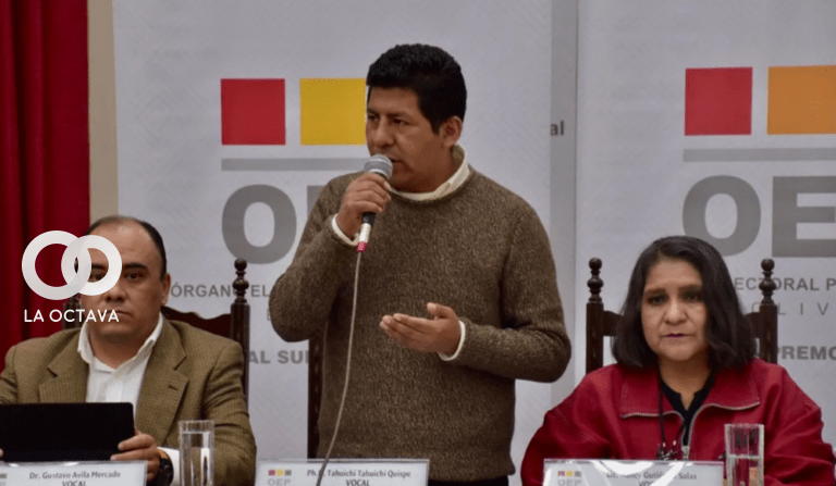 Foto: Tahuichi Quispe, Vocal del TSE