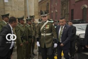 Edmand Lara, Vicepresidente de Bolivia, antes de su juramento. Foto: Harold Martinez
